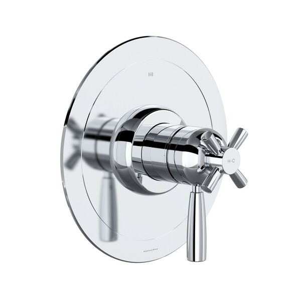 ROHL U.THB23W1LS HOLBORN 1/2 INCH THERMOSTATIC AND PRESSURE BALANCE TRIM WITH 3 FUNCTIONS (SHARED) WITH LEVER HANDLE