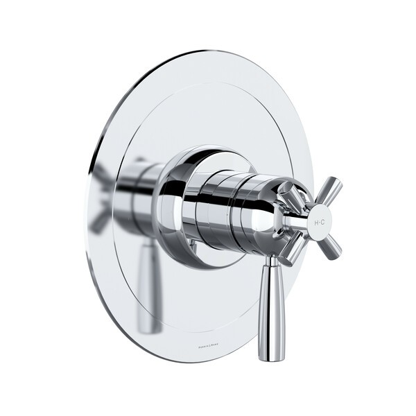 ROHL U.THB44W1LS HOLBORN 1/2 INCH THERMOSTATIC AND PRESSURE BALANCE TRIM WITH 2 FUNCTIONS (NO SHARE) WITH LEVER HANDLE