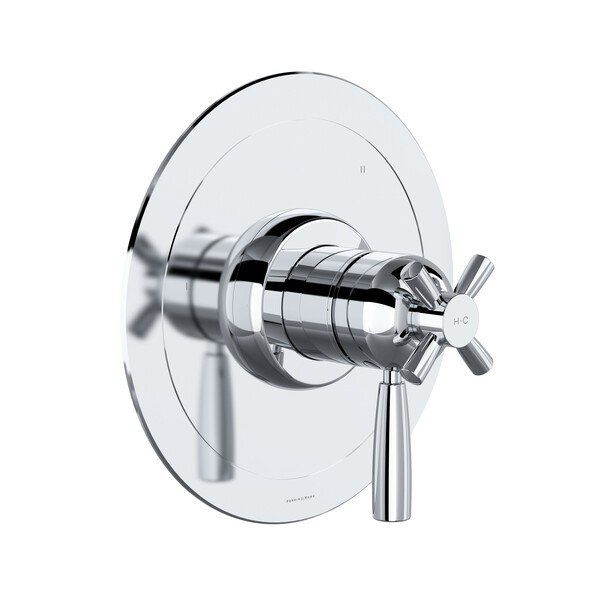 ROHL U.THB45W1LS HOLBORN 1/2 INCH THERMOSTATIC AND PRESSURE BALANCE TRIM WITH 5 FUNCTIONS (SHARED) WITH LEVER HANDLE