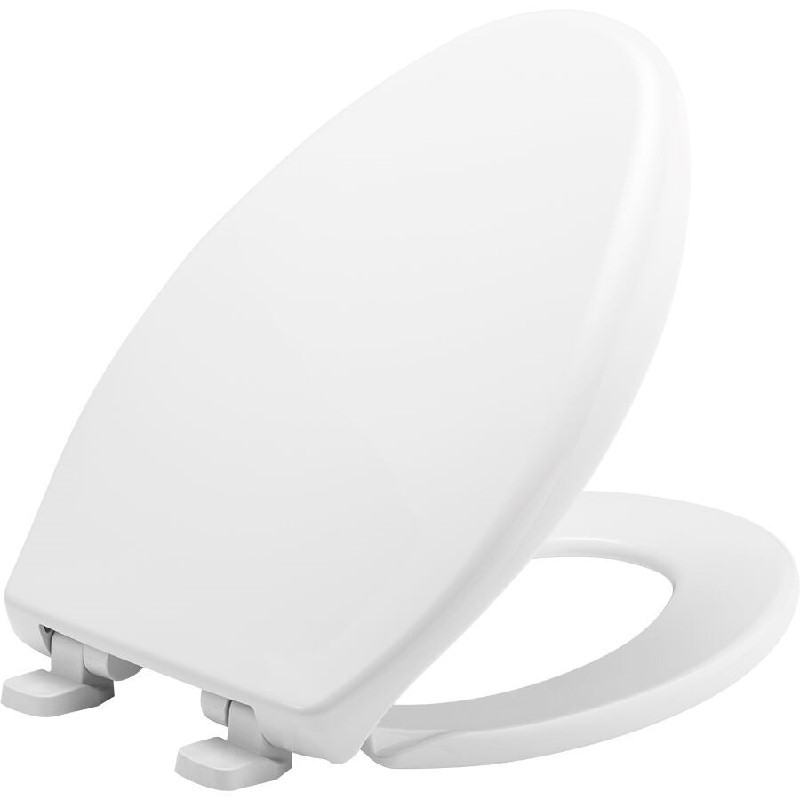 BEMIS 7900TDGSL 18 1/2 INCH ELONGATED PLASTIC TOILET SEAT WITH STA-TITE, WHISPER-CLOSE AND DURAGUARD