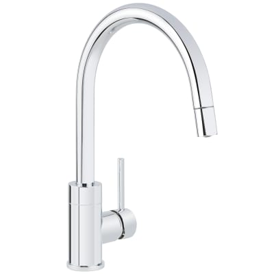 MISENO MNO003D MIA 14 3/4 INCH BAR AND PREP KITCHEN FAUCET WITH SINGLE FUNCTION PULL-DOWN SPRAY HEAD