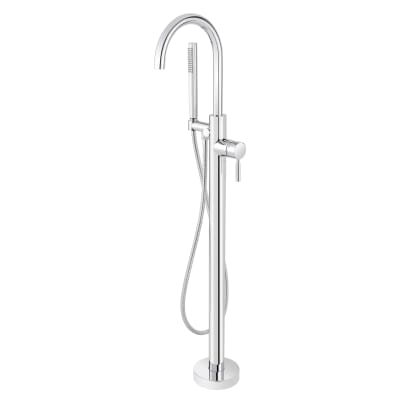 MISENO MNO15TF MIA 44 3/8 INCH FLOOR MOUNT TUB FILLER WITH HAND SHOWER