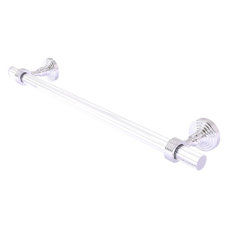 ALLIED BRASS PG-41G-18 PACIFIC GROVE 22 INCH TOWEL BAR WITH GROOVED ACCENTS
