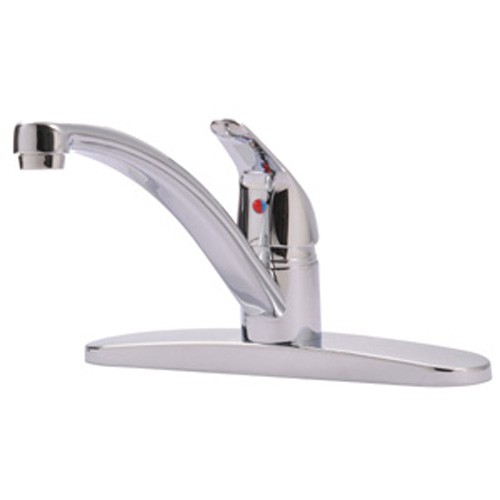 ULTRA FAUCETS UF1020 CLASSIC 6 5/8 INCH DECK MOUNT SINGLE HANDLE KITCHEN FAUCET