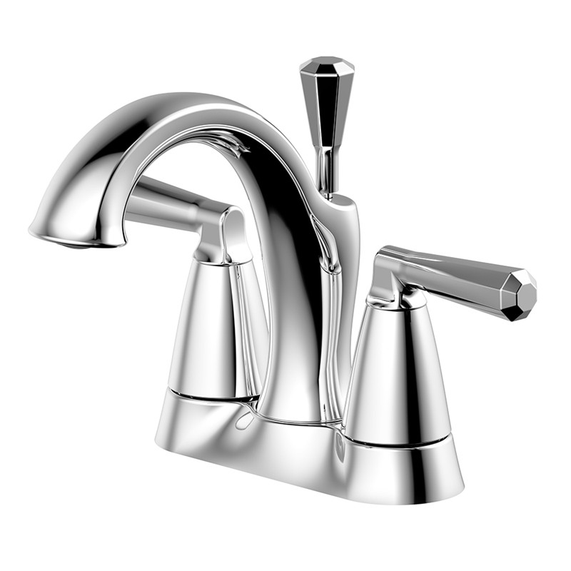 ULTRA FAUCETS UF4591 Z 6 7/8 INCH DECK MOUNT TWO HANDLE BATHROOM FAUCET
