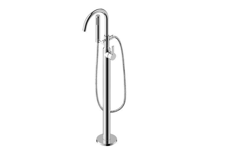 ULTRA FAUCETS UF6620 EURO 43 1/8 INCH FLOOR MOUNT TUB FILLER