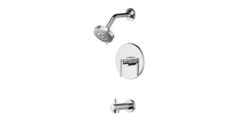 ULTRA FAUCETS UF7990 ARDUA 4 INCH SINGLE HANDLE TUB AND SHOWER TRIM