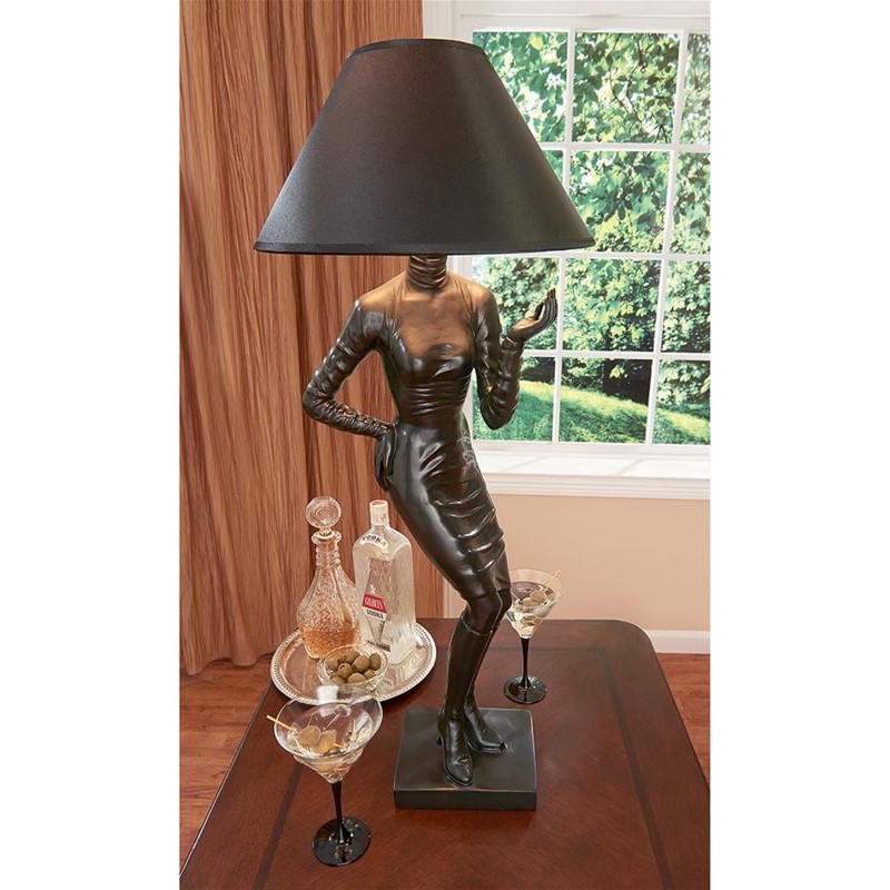 DESIGN TOSCANO KY8032 13 INCH TABLE TOP MLLE HAUTE COUTOURE LAMP
