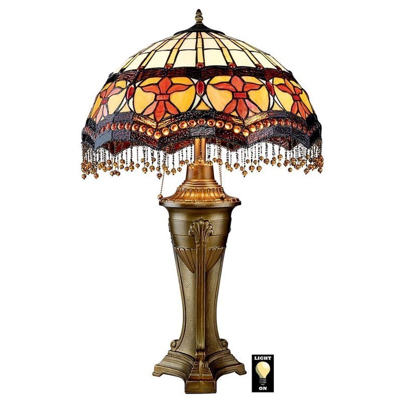 DESIGN TOSCANO TF10017 20 INCH VICTORIAN PARLOR TABLE LAMP