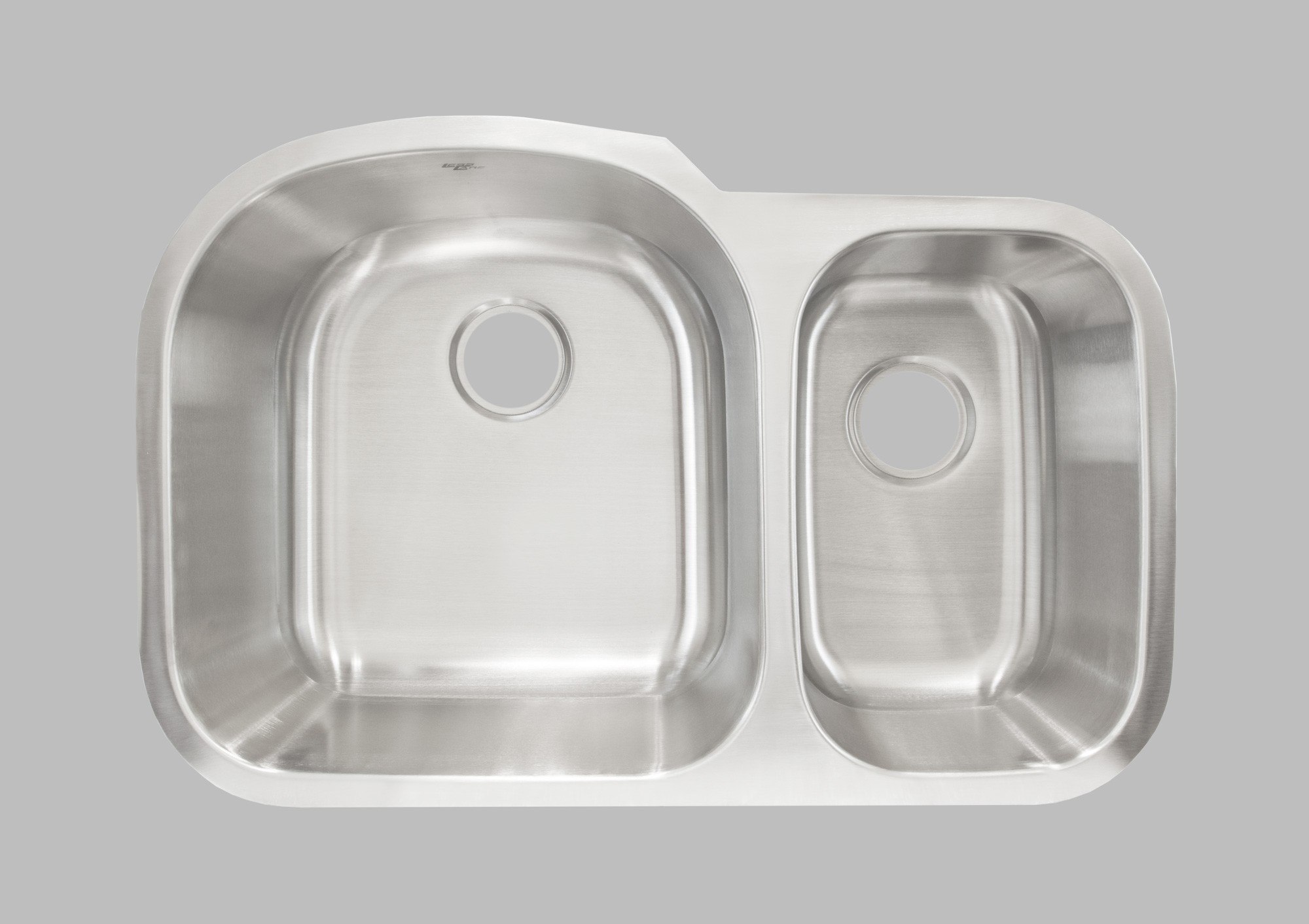 LESS CARE L201R 31INCH UNDERMOUNT DOUBLE BOWL KITCHEN SINK