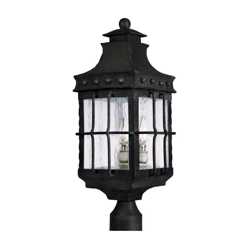 MAXIM LIGHTING 30080CDCF NANTUCKET 8 1/2 INCH WALL-MOUNTED INCANDESCENT LANTERN LIGHT