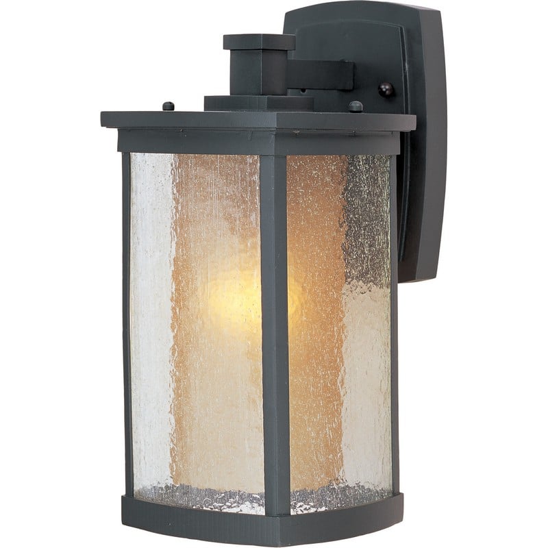 MAXIM LIGHTING 3153CDWSBZ BUNGALOW 7 INCH WALL-MOUNTED INCANDESCENT LANTERN LIGHT