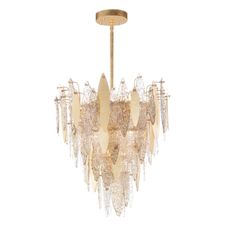 MAXIM LIGHTING 32325CLCMPGL MAJESTIC 24 INCH CEILING-MOUNTED INCANDESCENT CHANDELIER LIGHT