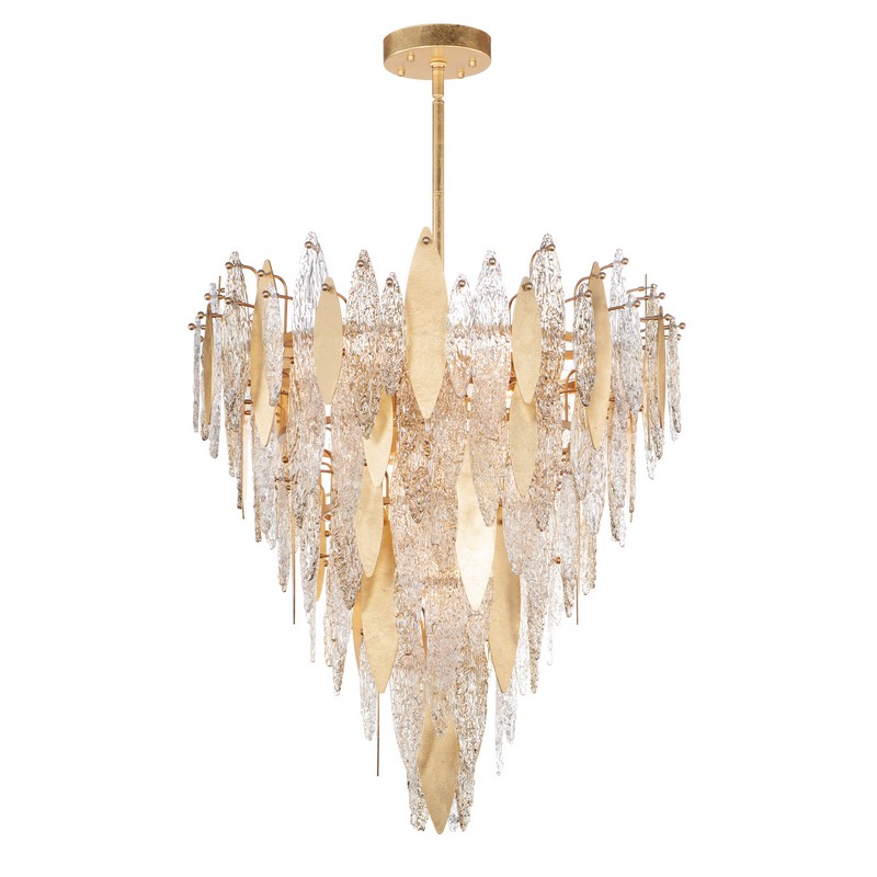 MAXIM LIGHTING 32328CLCMPGL MAJESTIC 32 1/2 INCH CEILING-MOUNTED INCANDESCENT CHANDELIER LIGHT