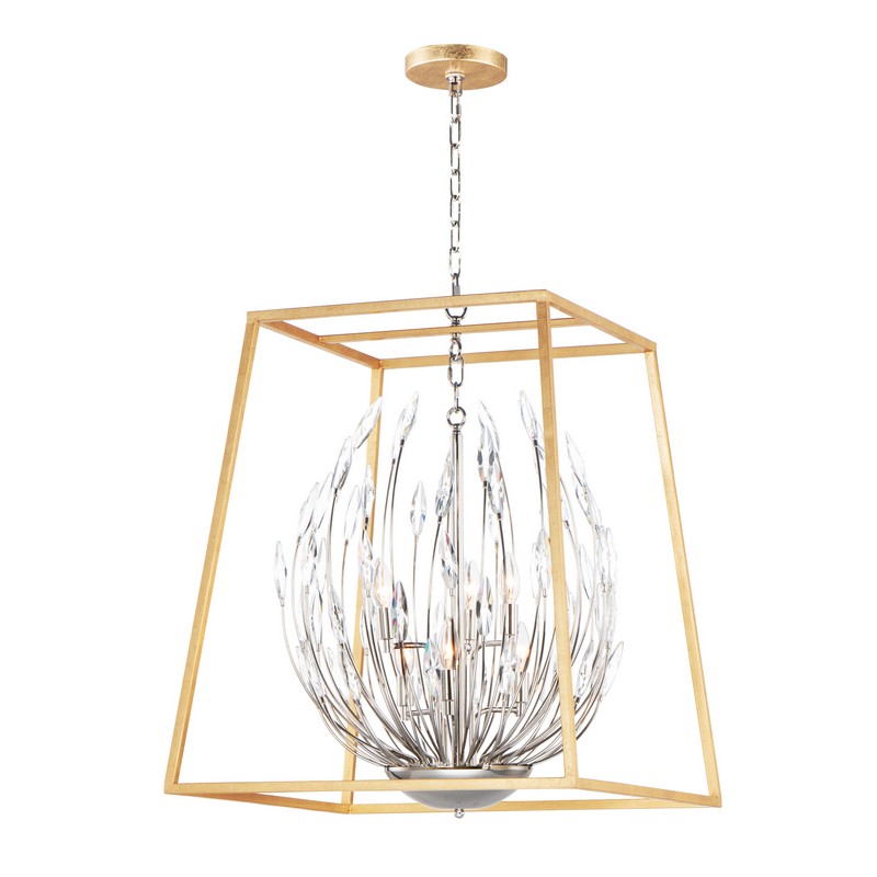 MAXIM LIGHTING 32406BCPNGL BOUQUET 24 1/2 INCH CEILING-MOUNTED INCANDESCENT PENDANT LIGHT
