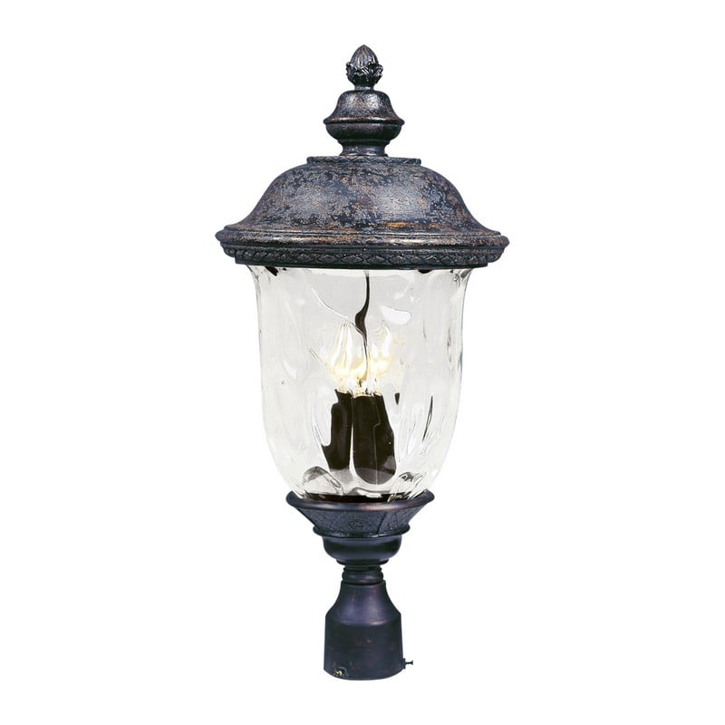 MAXIM LIGHTING 3420WGOB CARRIAGE HOUSE DC 12 1/2 INCH WALL-MOUNTED INCANDESCENT LANTERN LIGHT