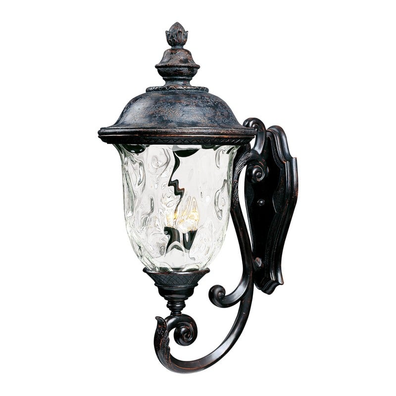 MAXIM LIGHTING 3425WGOB CARRIAGE HOUSE DC 14 INCH WALL-MOUNTED INCANDESCENT LANTERN LIGHT