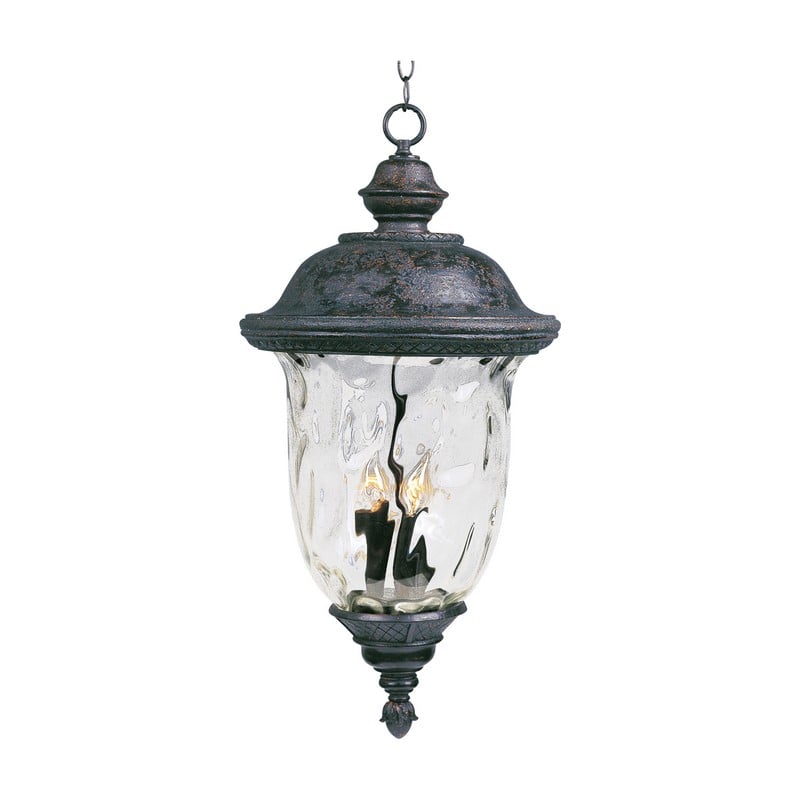 MAXIM LIGHTING 3427WGOB CARRIAGE HOUSE DC 12 1/2 INCH CEILING-MOUNTED INCANDESCENT LANTERN LIGHT