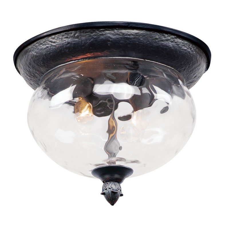 MAXIM LIGHTING 3429WGOB CARRIAGE HOUSE DC 12 INCH CEILING-MOUNTED INCANDESCENT FLUSH MOUNT LIGHT