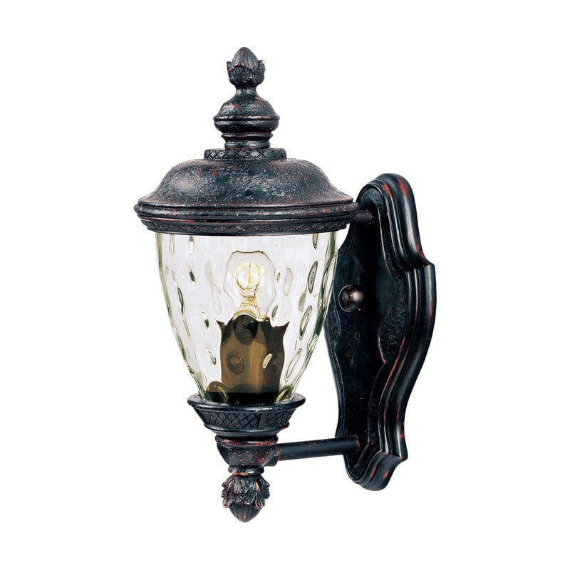 MAXIM LIGHTING 3495WGOB CARRIAGE HOUSE DC 6 INCH WALL-MOUNTED INCANDESCENT LANTERN LIGHT