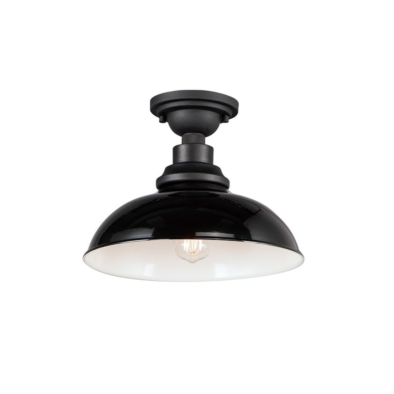 MAXIM LIGHTING 35110GBBK GRANVILLE 12 INCH CEILING-MOUNTED INCANDESCENT FLUSH MOUNT LIGHT