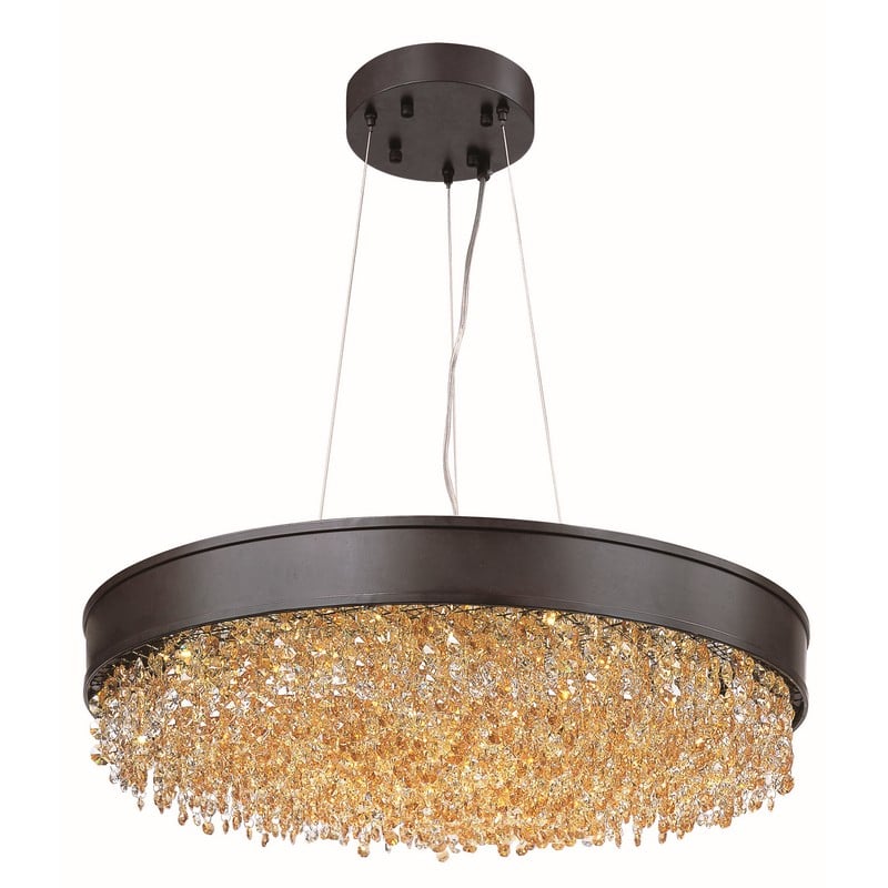 MAXIM LIGHTING 39655SHBZ MYSTIC 24 INCH CEILING-MOUNTED LED PENDANT LIGHT