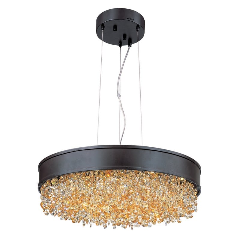 MAXIM LIGHTING 39657SHBZ MYSTIC 30 INCH CEILING-MOUNTED LED PENDANT LIGHT