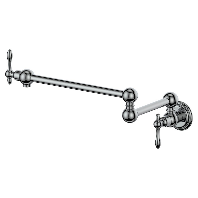 ZLINE REM-FPF REMBRANDT 8 7/8 INCH SINGLE HOLE WALL MOUNTED KITCHEN FAUCET