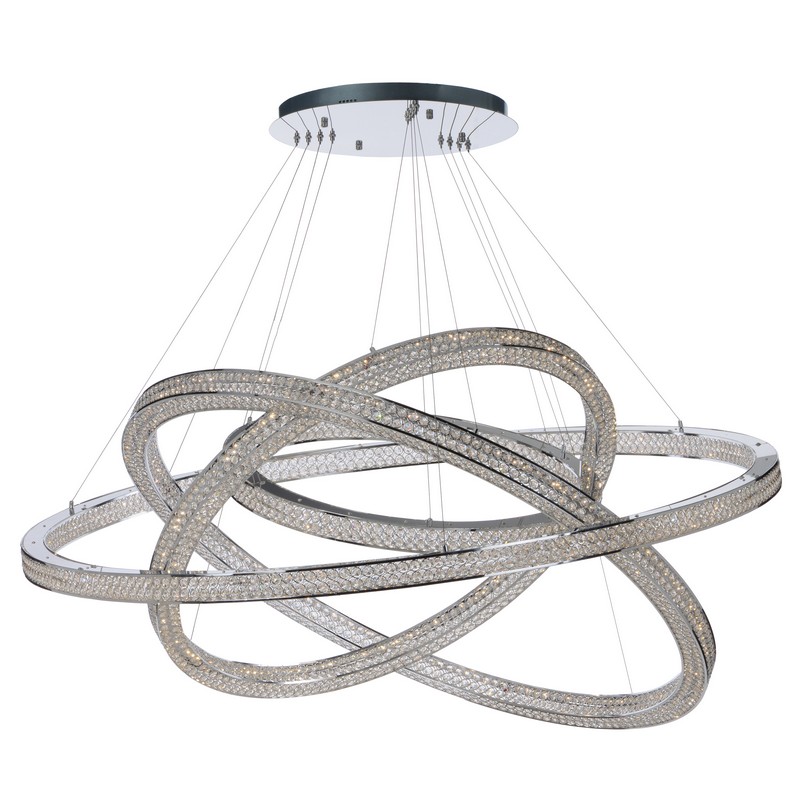 MAXIM LIGHTING 39779BCPC ETERNITY 60 INCH CEILING-MOUNTED LED CHANDELIER LIGHT
