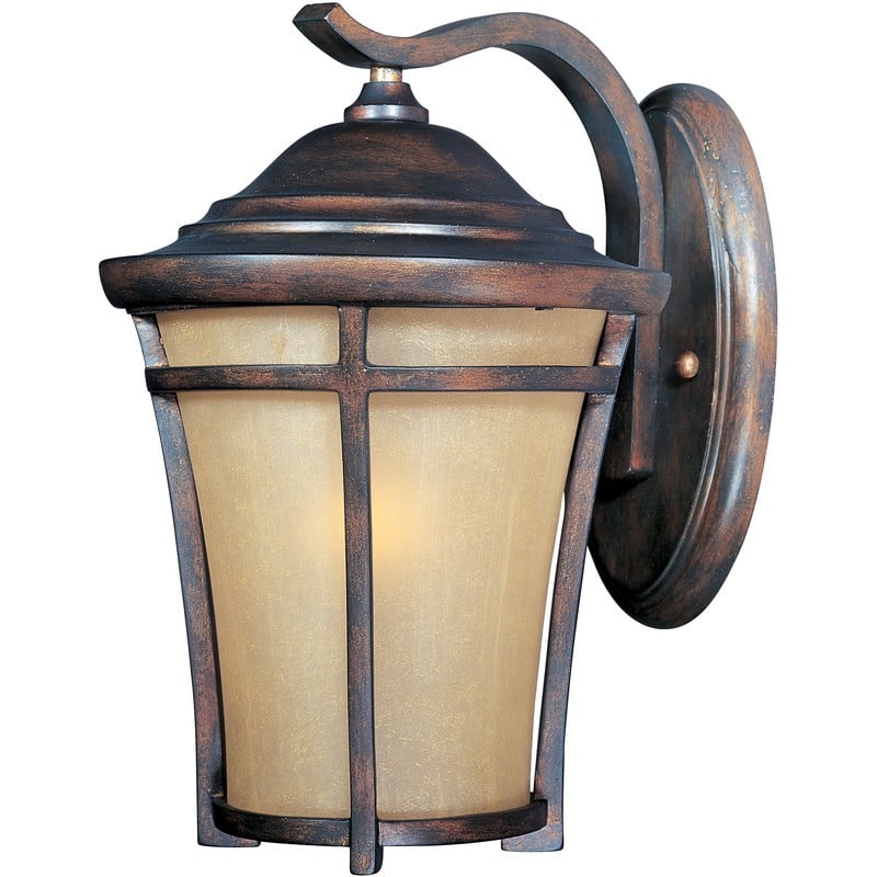 MAXIM LIGHTING 40163GFCO BALBOA VX 7 1/2 INCH WALL-MOUNTED INCANDESCENT LANTERN LIGHT