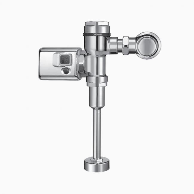 SLOAN 3122674 CROWN 0.125 GPF SINGLE FLUSH EXPOSED SENSOR URINAL FLUSHOMETER - POLISHED CHROME