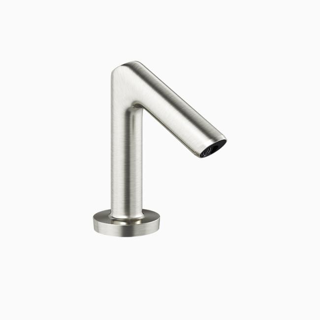SLOAN 3315395BT OPTIMA 0.5 GPM BATTERY POWERED DECK MOUNT MID BODY FAUCET WITH MULTI-LAMINAR SPRAY - BRUSHED NICKEL