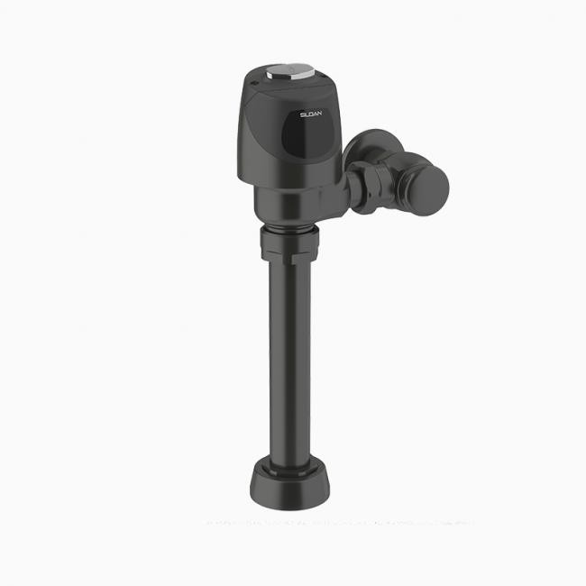 SLOAN 3370458 ECOS 1.1 GPF SINGLE FLUSH TOP SPUD EXPOSED SENSOR WATER CLOSET FLUSHOMETER WITH ELECTRICAL OVERRIDE - GRAPHITE