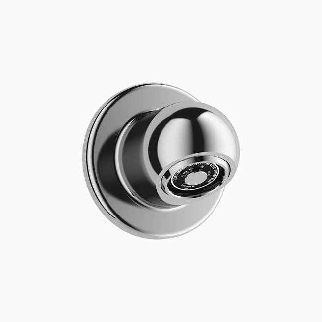 SLOAN 4024631 ACT-O-MATIC 4 3/8 INCH INSTITUTIONAL BEHIND THE WALL INSTALLATION SHOWER HEAD - POLISHED CHROME