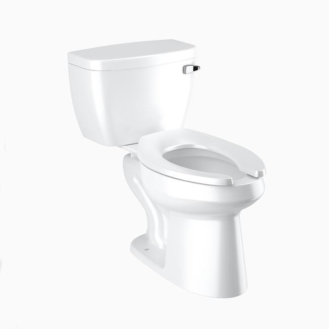 SLOAN 80298113 30 3/8 INCH X 29 5/8 INCH 1.6 GPF ELONGATED FLOOR MOUNT PRESSURE ASSIST WATER CLOSET WITH RIGHT FLUSH HANDLE - WHITE