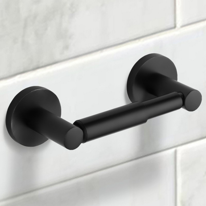 NAMEEKS NCB51 GENERAL HOTEL 7 7/8 INCH CONTEMPORARY TOILET PAPER HOLDER - BLACK