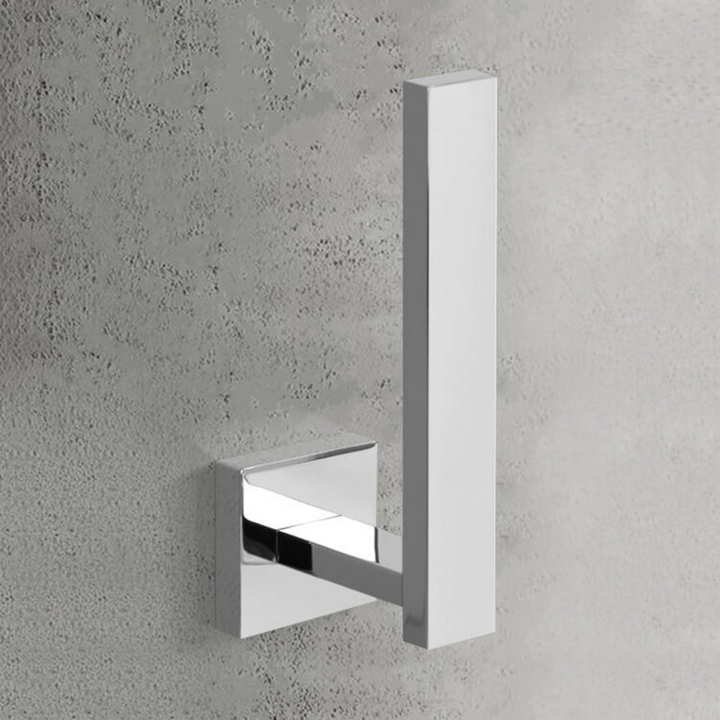 NAMEEKS NNBL0077 MODERN HOTEL 1 3/4 INCH CONTEMPORARY TOILET PAPER HOLDER - CHROME