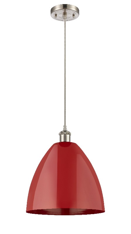 INNOVATIONS LIGHTING 516-1P-MBD-12-RD PLYMOUTH DOME BALLSTON 12 INCH 1 LIGHT CEILING MOUNT MINI PENDANT