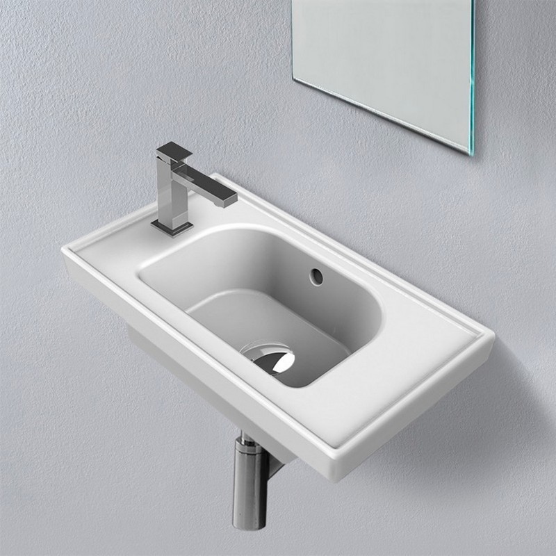 CERASTYLE 001800-U-ONE HOLE FRAME 19 5/8 INCH WALL MOUNTED OR DROP IN SINK