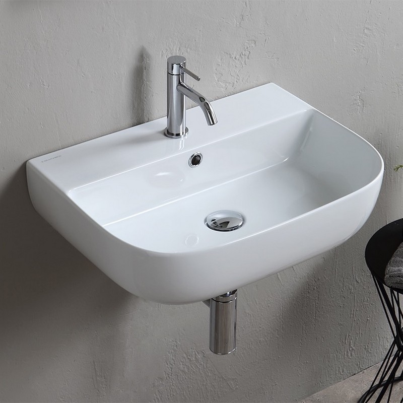 SCARABEO 1811 GLAM 21 3/4 INCH WALL MOUNTED OR VESSEL SINK