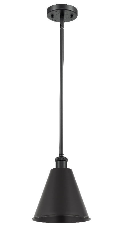 INNOVATIONS LIGHTING 516-1S-MBC-8 BALLSTON CONE BALLSTON 8 INCH 1 LIGHT CEILING MOUNT PENDANT