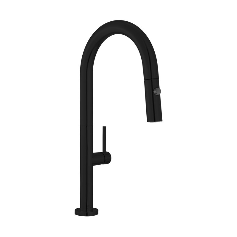 SWISS MADISON SM-KF73 CHALET 17 1/4 INCH SINGLE HANDLE PULL-DOWN KITCHEN FAUCET
