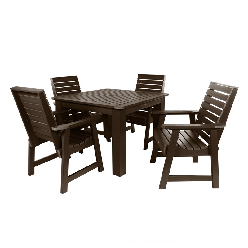 HIGHWOOD USA AD-DNW44 WEATHERLY 5 PIECES SQUARE DINING SET