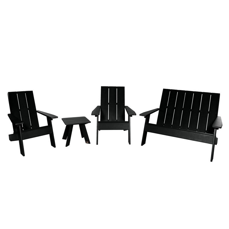 HIGHWOOD USA AD-KITAD02 TWO ITALICA MODERN ADIRONDACK CHAIR, 1 ITALICA DOUBLE WIDE MODERN ADIRONDACK CHAIR AND 1 ITALICA MODERN SIDE TABLE