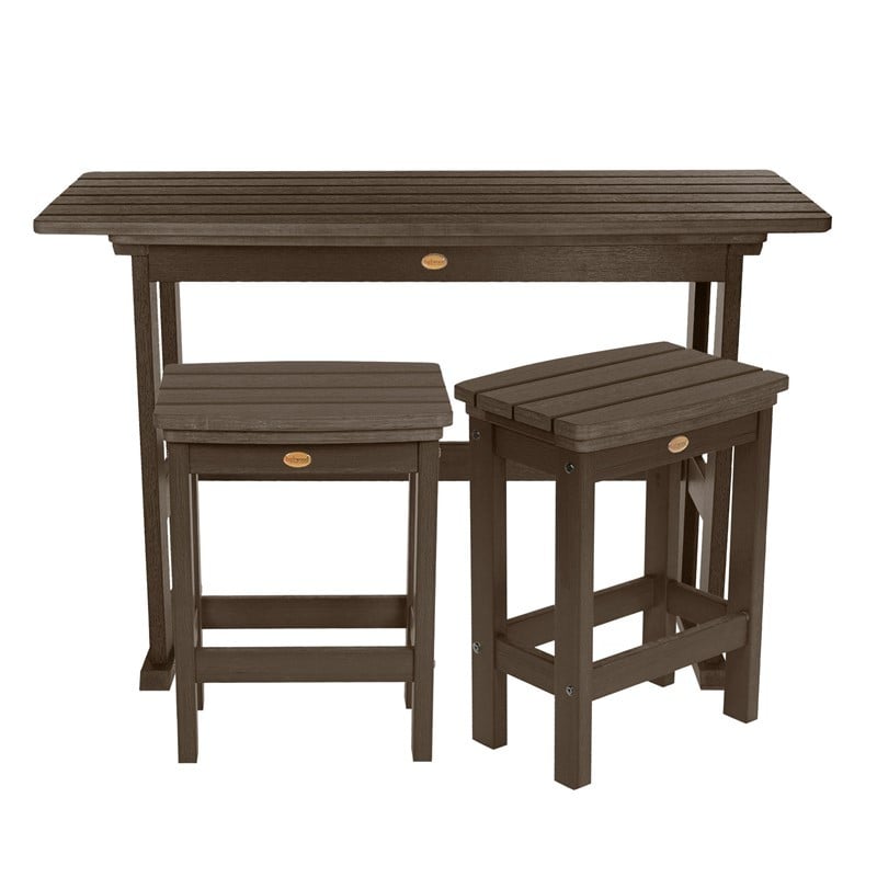 HIGHWOOD USA AD-KITBALC1 LEHIGH 3 PIECES COUNTER HEIGHT BALCONY SET