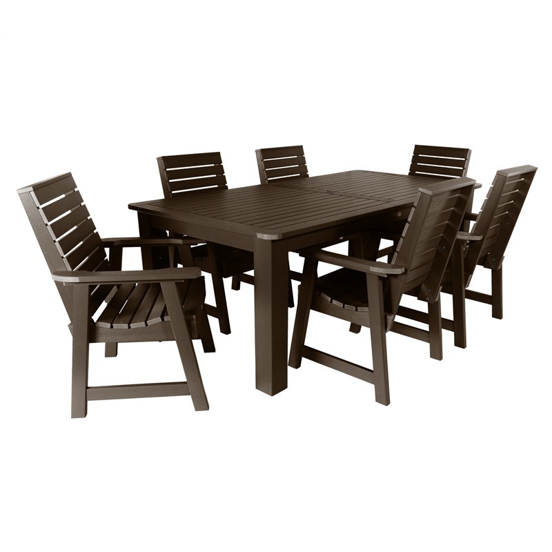HIGHWOOD USA AD-ST7WL1CO5AA WEATHERLY 84 INCH X 42 INCH 7 PIECES RECTANGULAR DINING SET