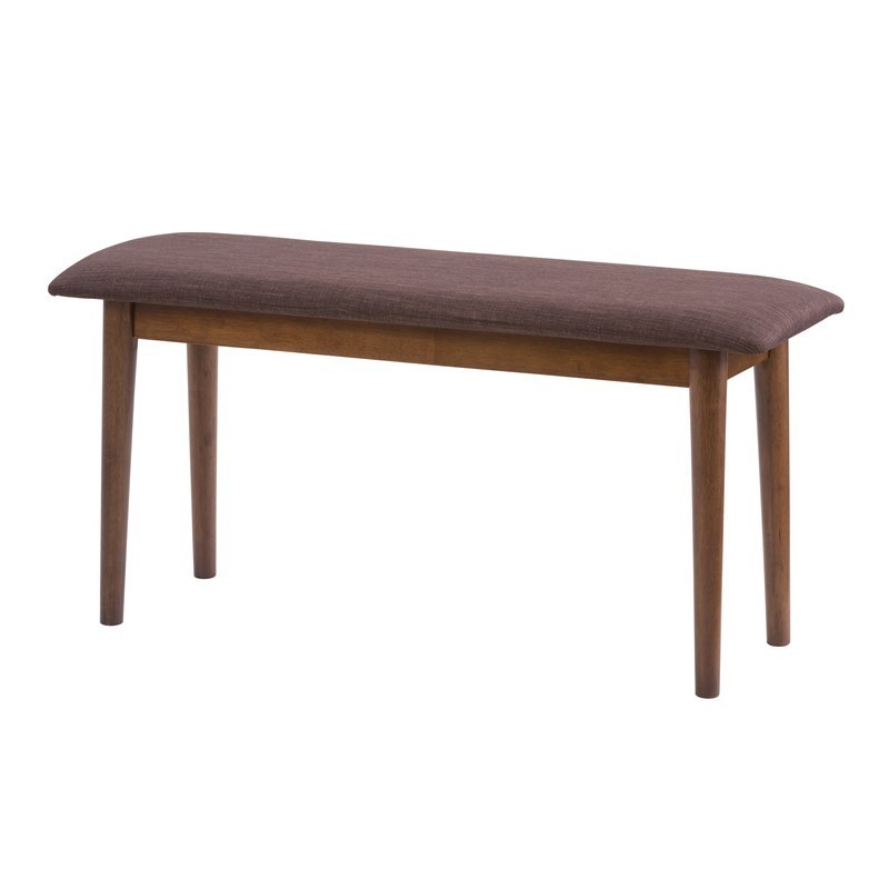 CORLIVING DSW-300-B BRANSON 36 INCH DINING BENCH WITH TWEED CUSHION - BROWN