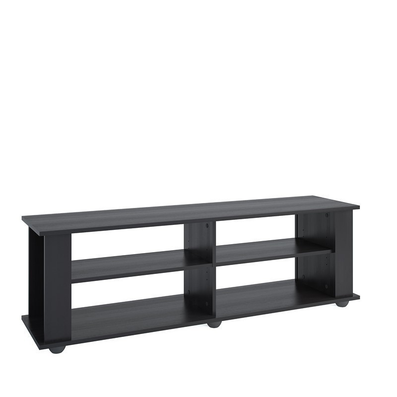 CORLIVING FS-3580 FILLMORE 58 INCH RAVENWOOD WOODEN TV STAND FOR TVS UP TO 75 INCH - BLACK