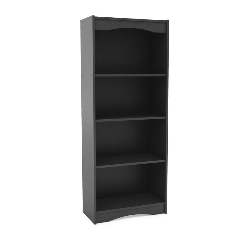 CORLIVING LHN-701-S HAWTHORNE 60 INCH TALL BOOKCASE - BLACK