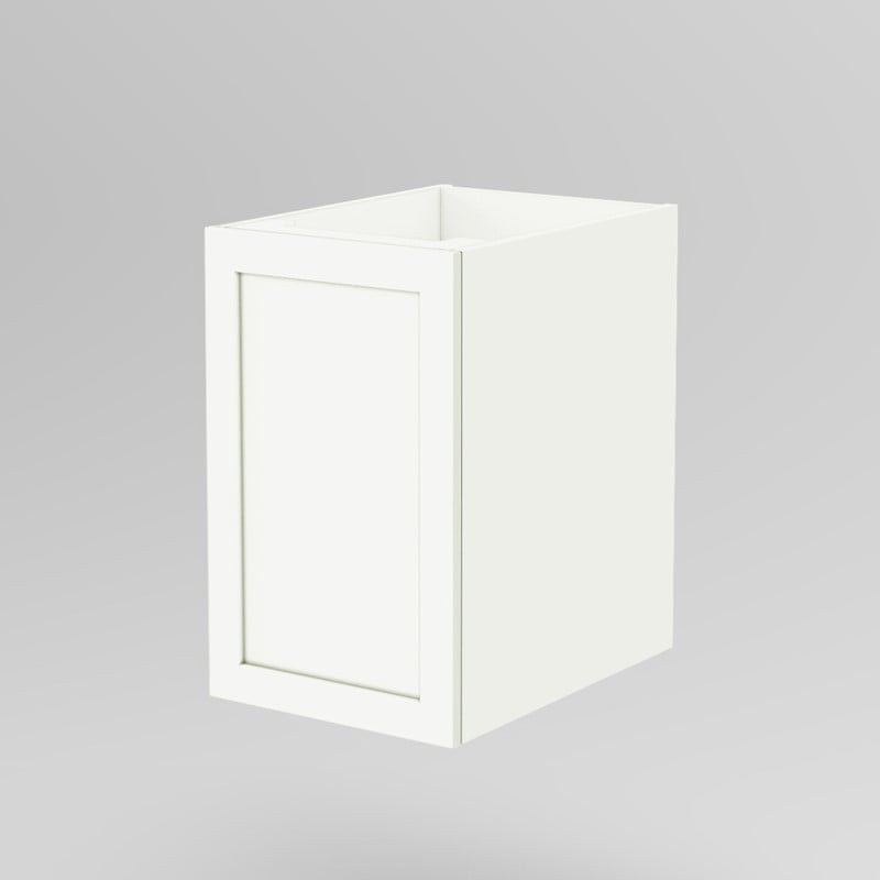 DM BATH DMV1502-SH 15 5/8 INCH WALL MOUNT FLOATING SHAKER TYPE SINGLE VANITY CABINET ONLY